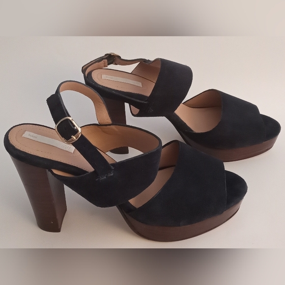 H&M Hennes & Mauritz Platform Chunky Heel Sandals - Picture 4 of 9